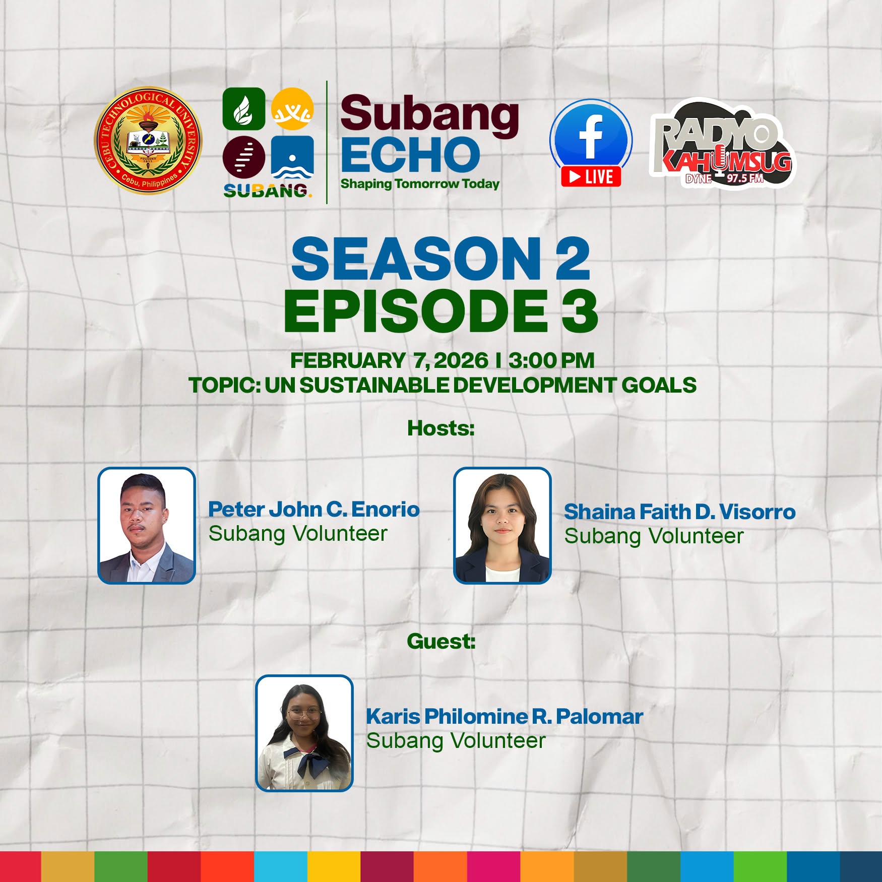Subang ECHO Episode Three Focuses on the Sustainable Development Goals