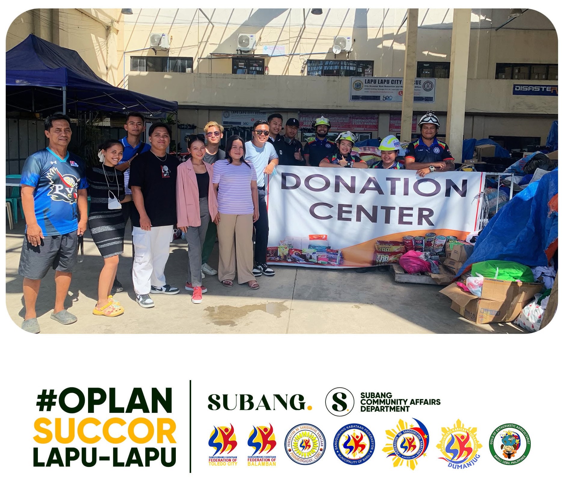 Subang Succor Lapu-Lapu Completes Turnover of Relief Goods and More Than PHP1 Million in Donations